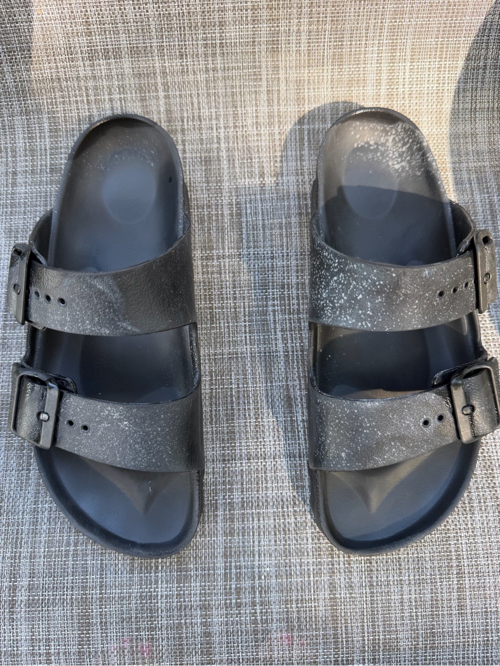Birkenstock Black Double-Buckle Women's Slide Sandals